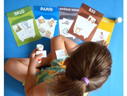 Třídění odpadu – PDF s tématem ekologie k tisku pro děti