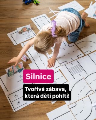 🌧 Venku nevlídno, doma nuda? 🧠 Tohle PDF "Silnice" promění obyčejné odpoledne v kreativní dobrodružství – děti skládají...
